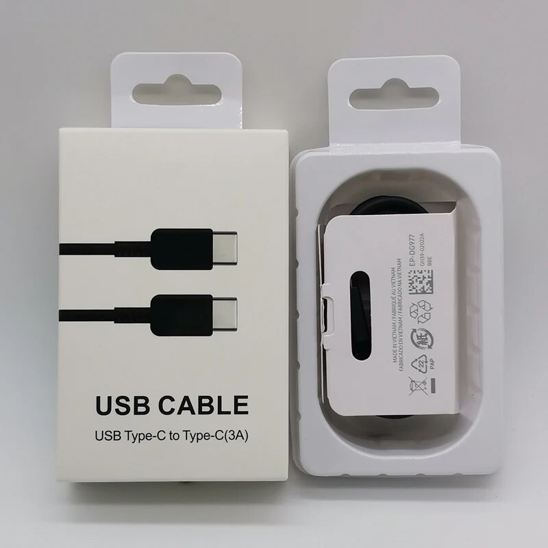 USB Cable USB Type-C to Type-C (3A)